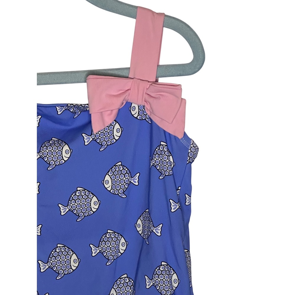 TBBC The Beaufort Bonnet Company Little Fishies Shannon Bow Bathing Suit Tie - Picture 4 of 7
